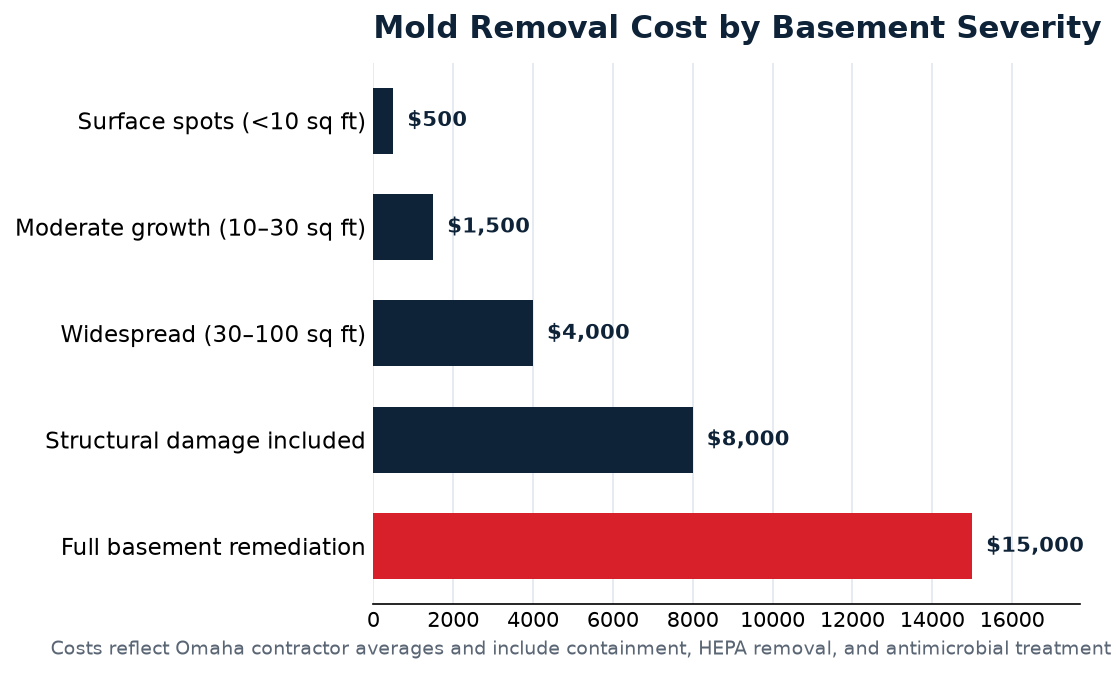 basement mold removal data for Omaha homeowners